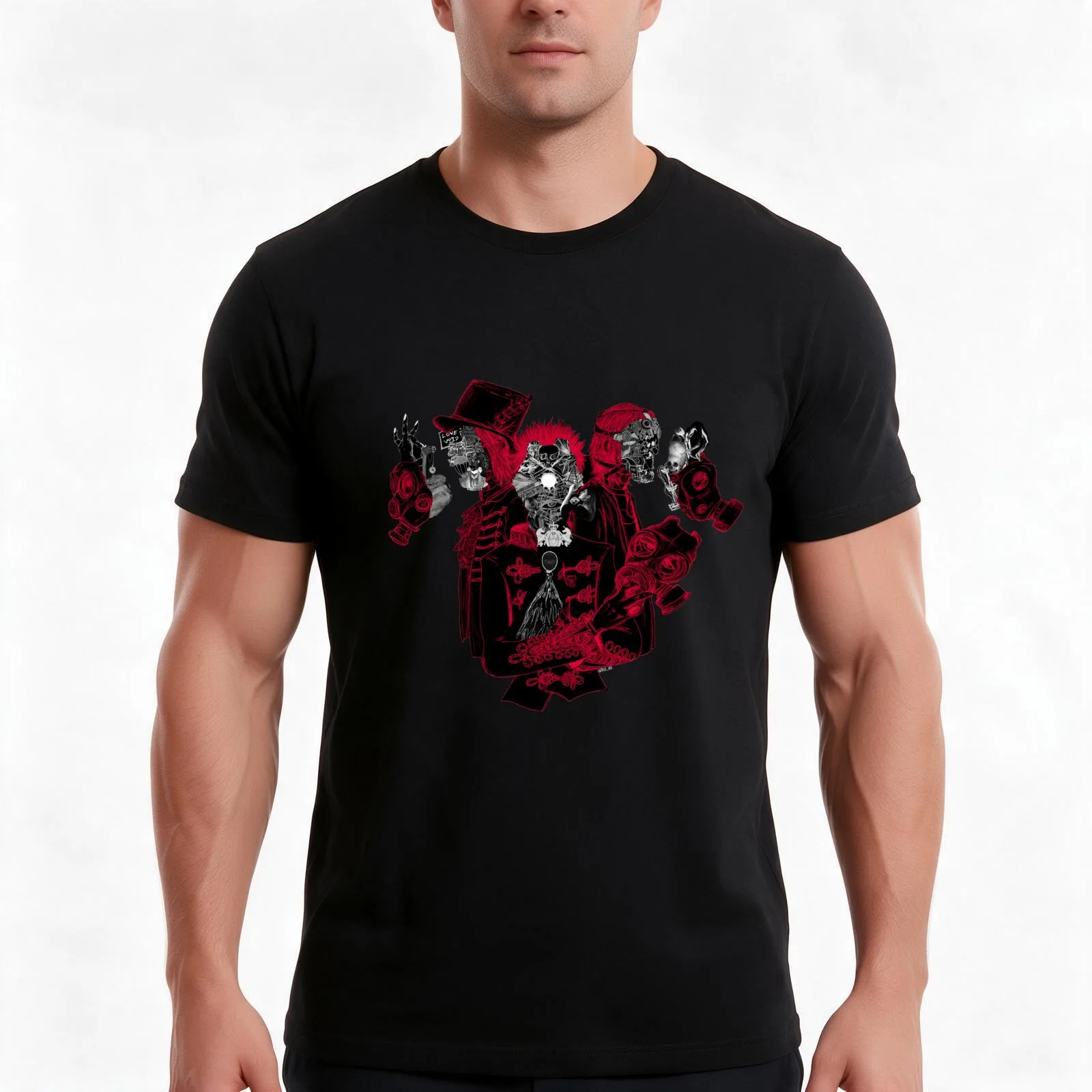 Palaye Royale - Masks and Minds (RED) T-Shirt Summer Casual Cotton Tee Oversized Streetwear Tops Vintage Graphic Print