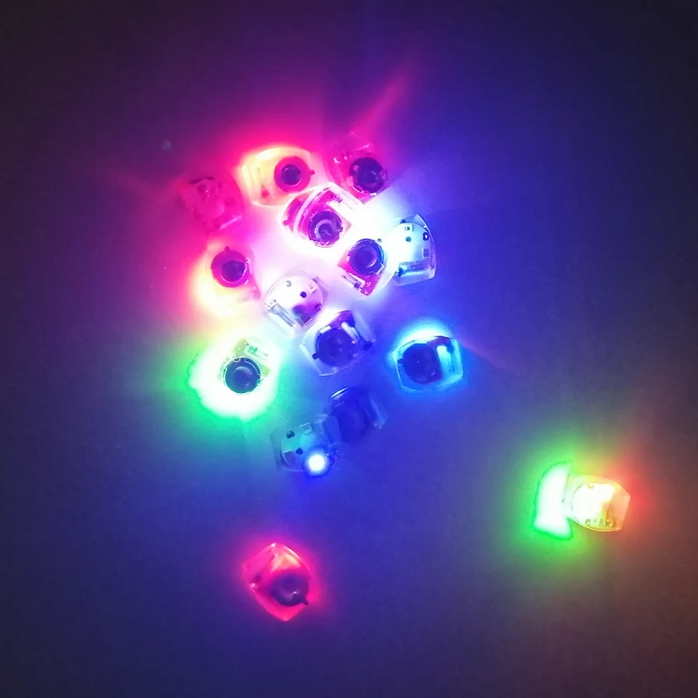 100 pcs/lot LED Shoes light Green Blue Red Blingking Flashing lamps Colors Changing Glowing Children Running Clothes DIY Craft