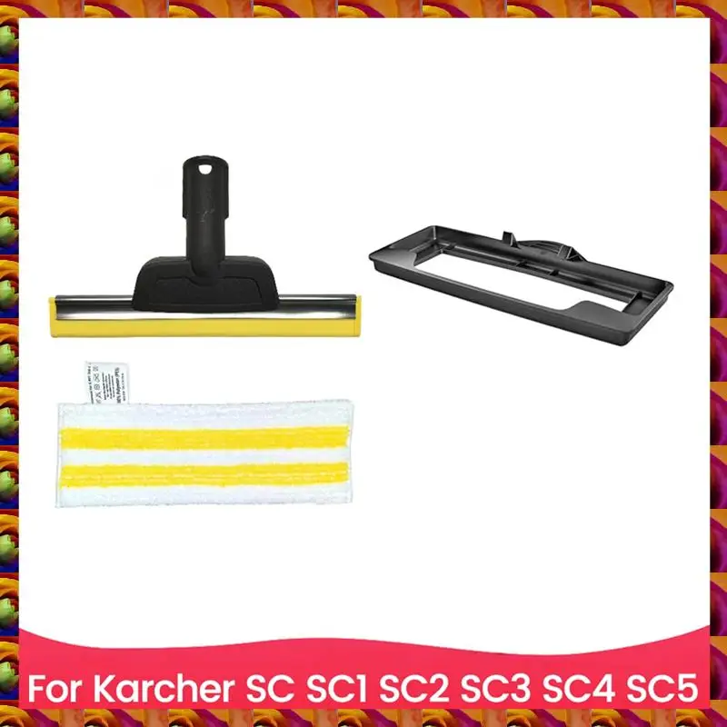 Aimee Window Squeegee Nozzle Carpet Glider And Steam Mop Cloths For Karcher SC1 SC2 SC3 SC4 SC5 Steam Cleaner Spare Parts
