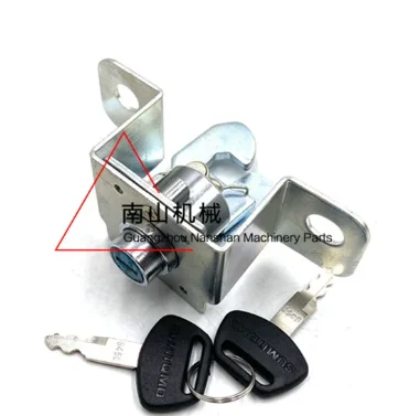 SH60/75/80 engine rear cover , Keith trunk  , hood  , side door lock, excavator accessories