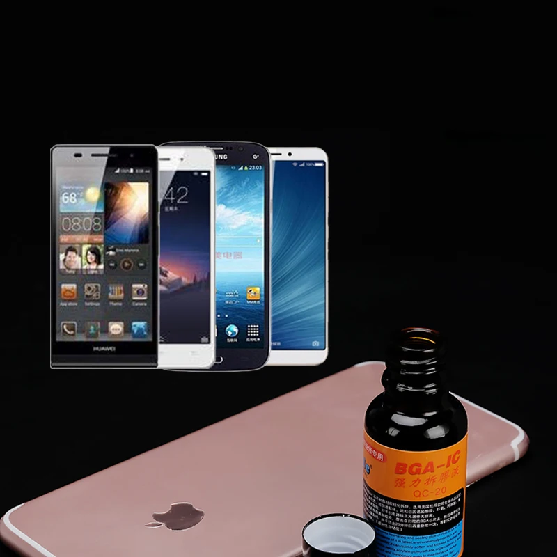 ช่างBGA ICกาวกาวถอดอีพ็อกซี่Removerโทรศัพท์มือถือชิปCPUทำความสะอาดBGA-IC Repairลบเครื่องมือของเหลว