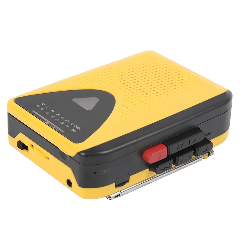 A99E-AM/FM Radio Cassette Music Tape Player With Loudspeaker Support 3.5Mm Headphone Portable Broadcast Radio Tape Recorder