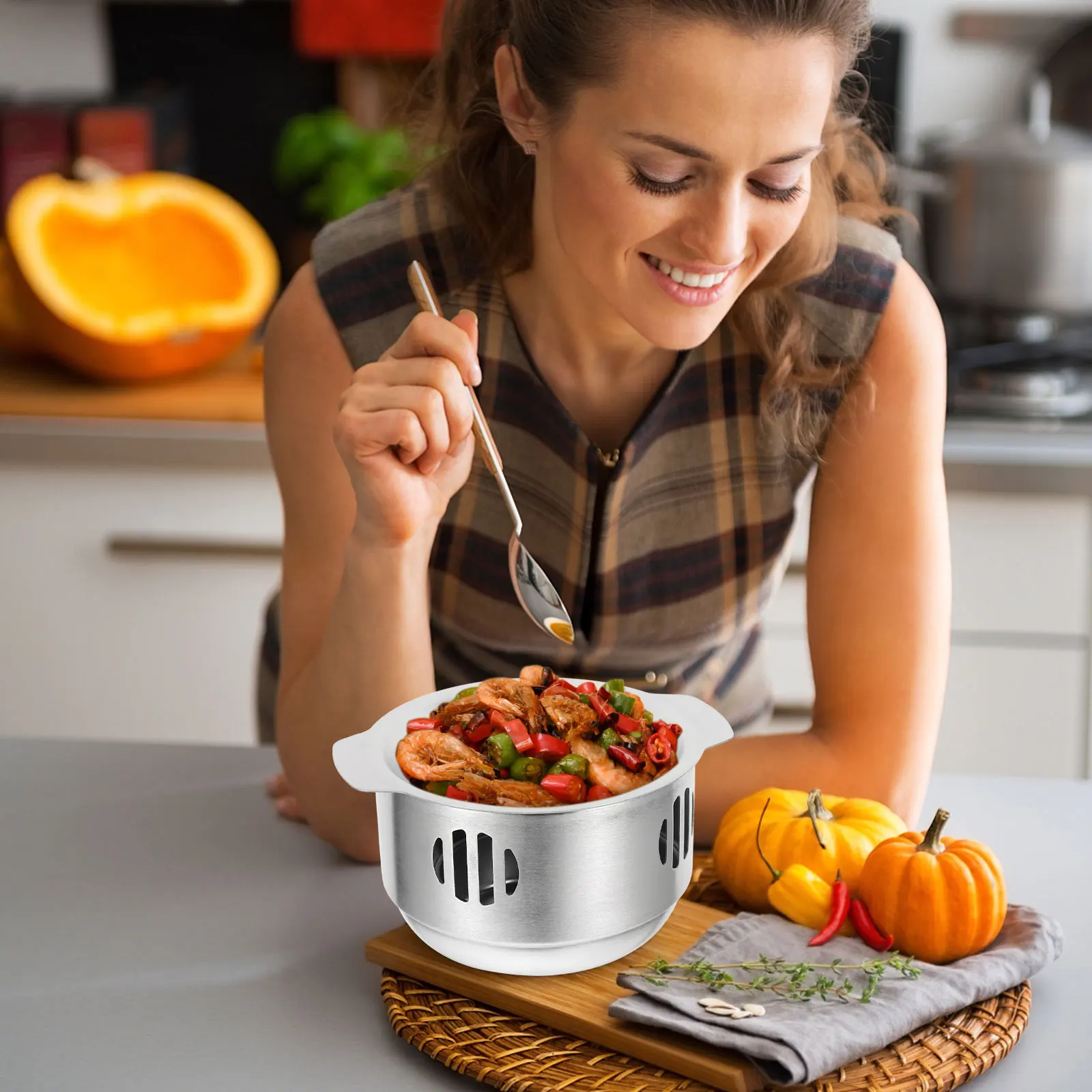 

Holding Furnace Boiling Pan Japanese-style Kitchen Pots Cooking Stainless Steel