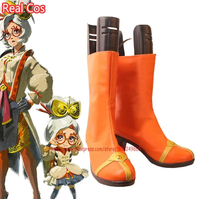 

RealCos Tears Of The Kingdom Purah Cosplay Shoes Boots Halloween Cosplay Costume Accessory