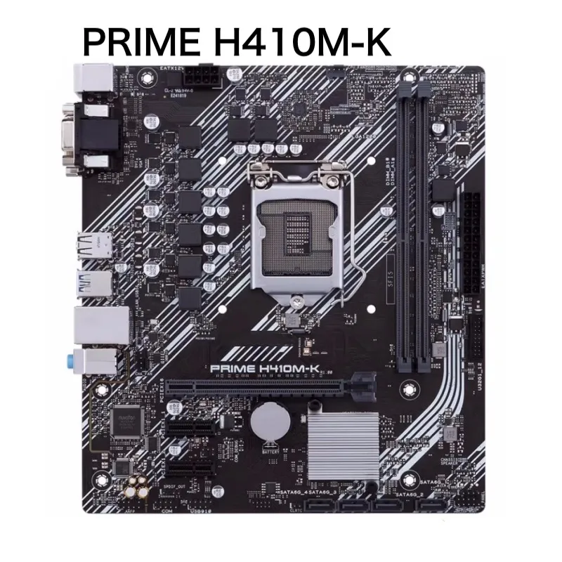 

For ASUS PRIME H410M-K Motherboard H410 LGA1200 DDR4 Mainboard 100% Tested OK Fully Work Free Shipping