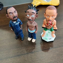 Creative rap funny singer statue resin crafts ornaments home garden garden study ornaments Home Desktop Ornaments Art Decor