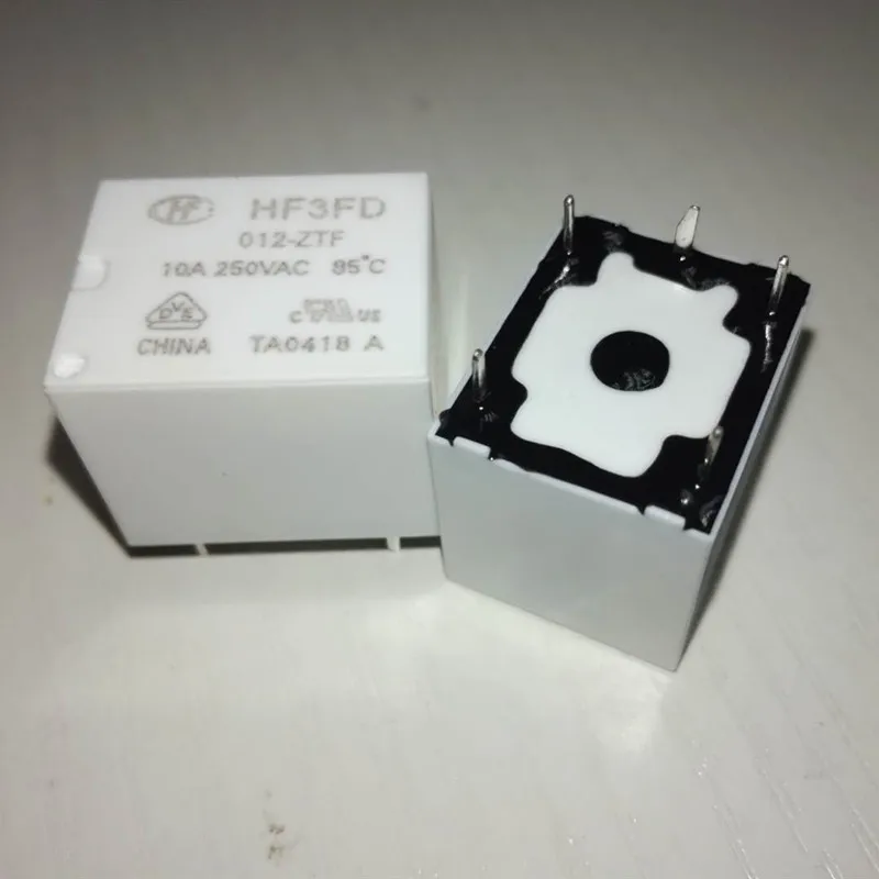 10Pcs/LOT HF3FD-012-ZTF HF3FD 012-ZTF 12VDC 10A DIP-5