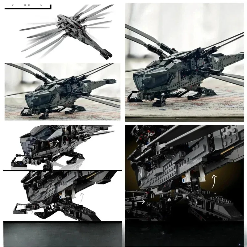 

Модель самолета с клубчатыми крыльями, набор игрушечных строительных блоков, 1369 шт., 10327, совместимые кирпичи, подходят в качестве рождественского подарка для дома