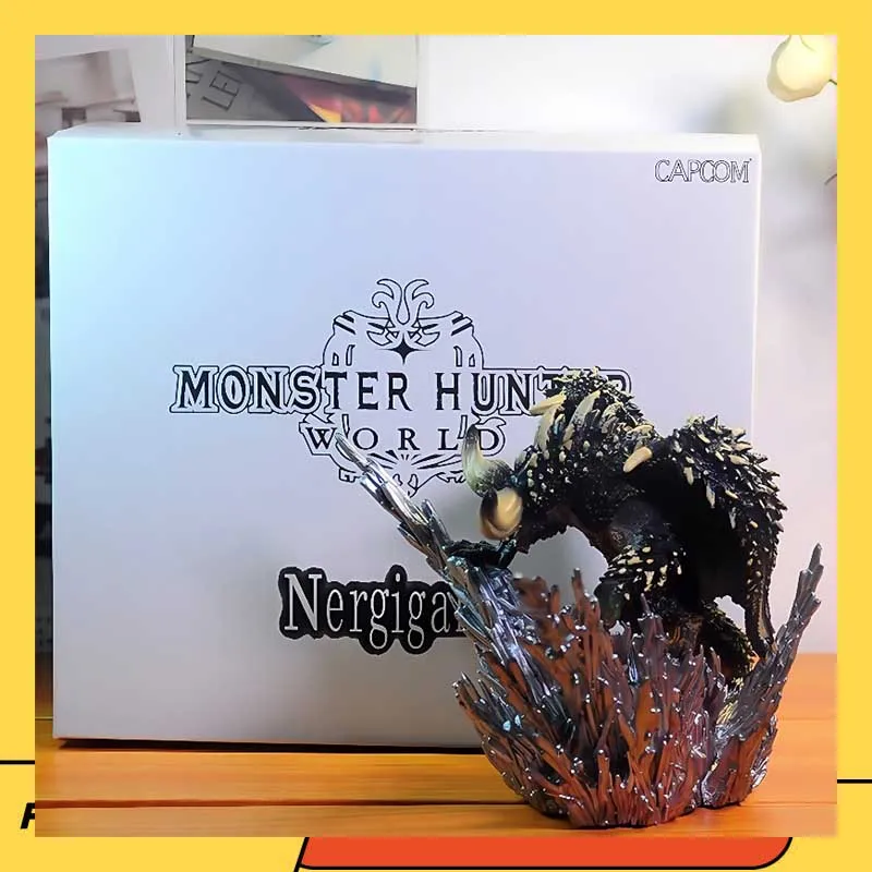 

15cm Monster Hunter World Wilderness Nergigante Figure Cfb Limited Collector'S Edition Toy Model Gift
