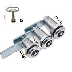 Zinc Alloy 1 Set With Key Factory Direct Ms705-36 Quarter Turn Cam Lock Latch For Electrical Cabinet Door Cam Locks