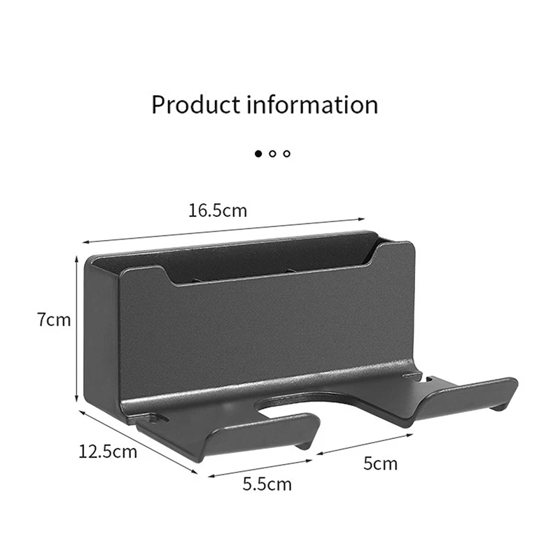 Wall Mounted Hair Dryer Holder 6