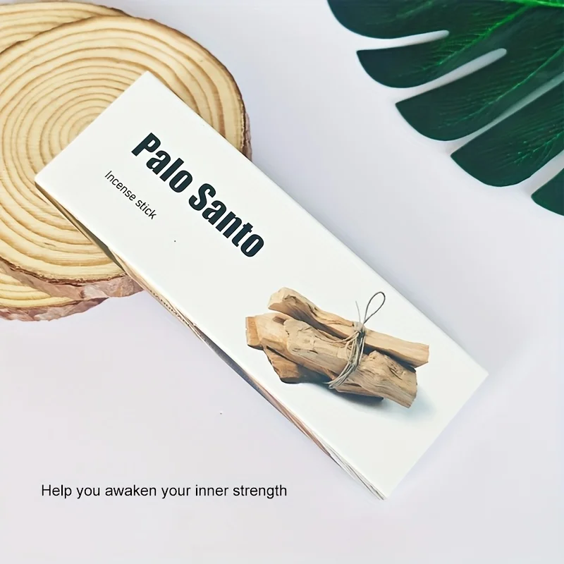 30 High-Grade Palo Santo Sticks, White Sage, Cedar, and Coffee-Scented Sticks, Thickened with a Diameter of 2.7mm, Natural Aromatherapy, Suitable for Yoga, Meditation, Purification, and Gift-Giving