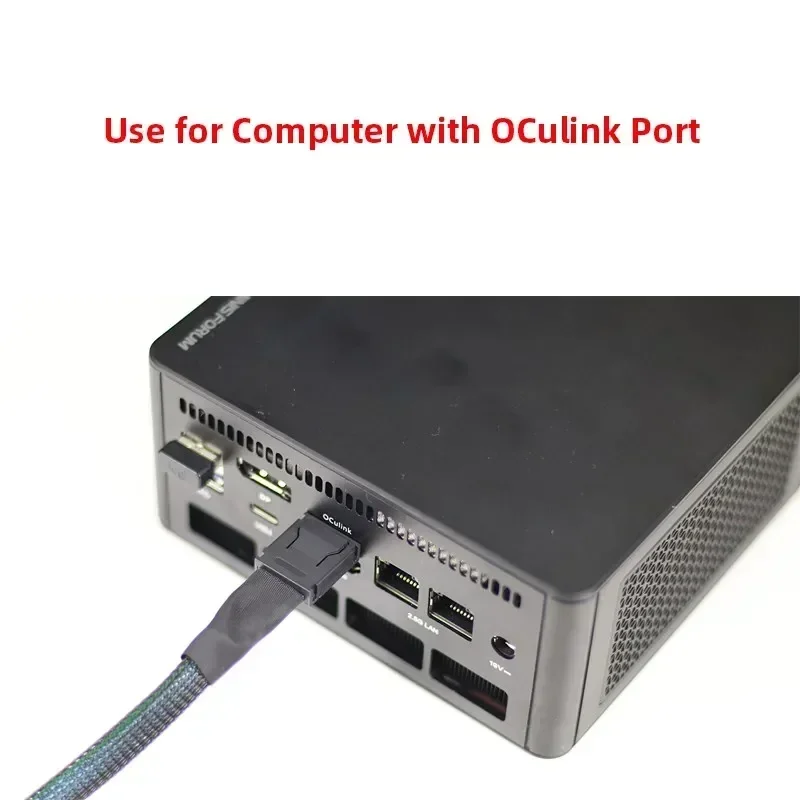 جديد! EXP GDC OCuLink GPU Dock PCIe 4.0 x4 عالي السرعة للكمبيوتر المحمول الصغير والكمبيوتر المحمول إلى بطاقة رسومات الفيديو الخارجية M.2 M مفتاح إلى