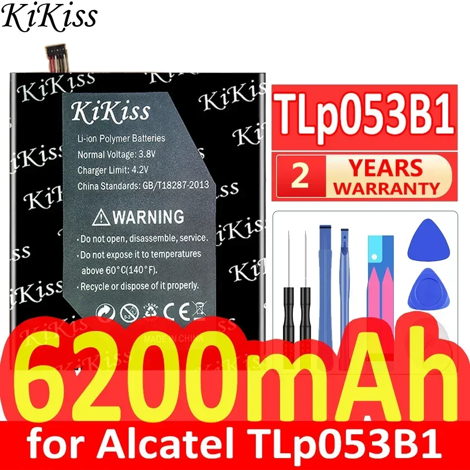 

Аккумулятор KiKiss 6200 мАч для ноутбука Alcatel TLp053B1