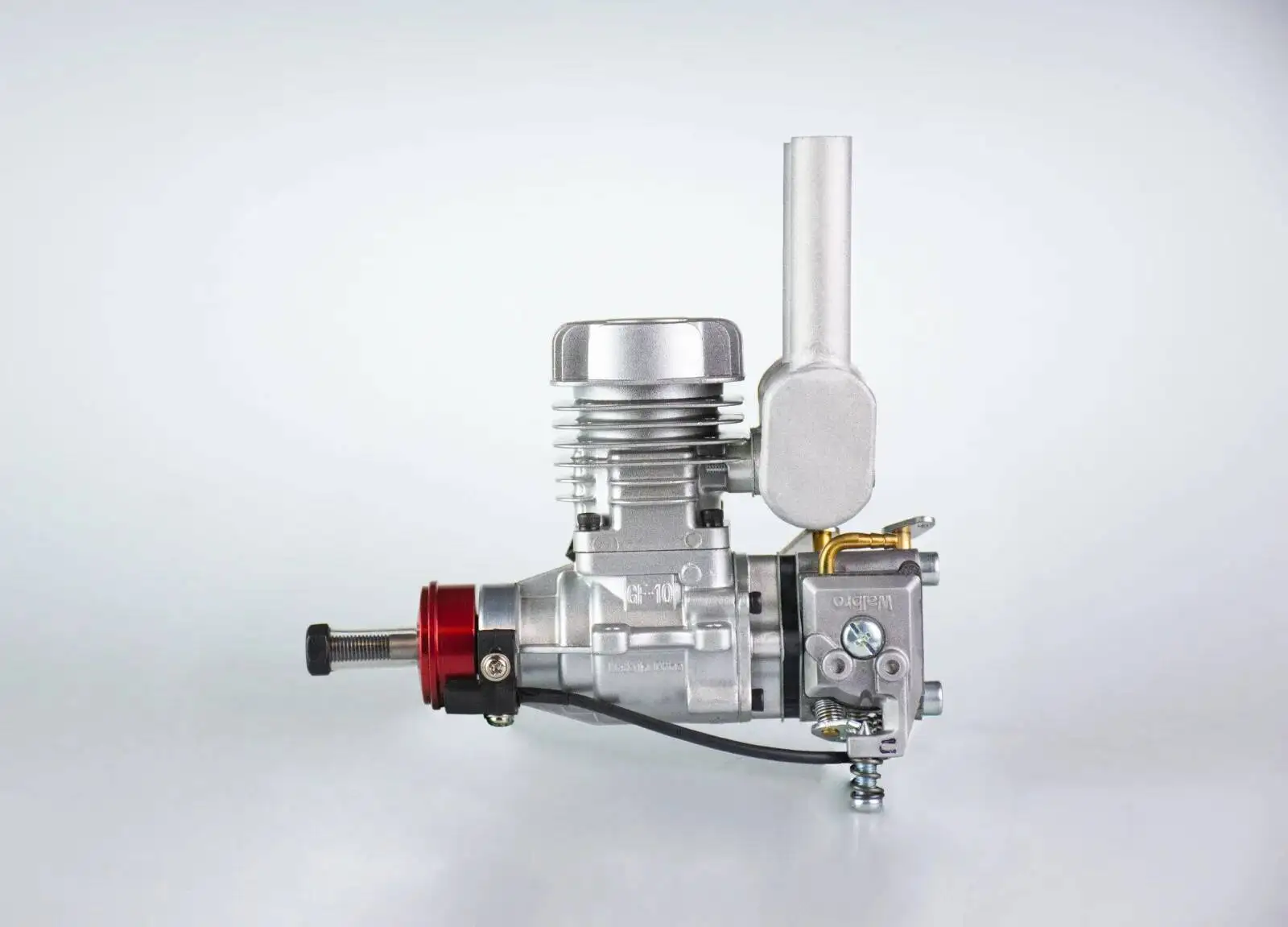 RCGF 10CC Petrol Engine w/ Rear / Side Exhaust Pipe 10ccRE / 10ccBM v3 for RC Model Airplane