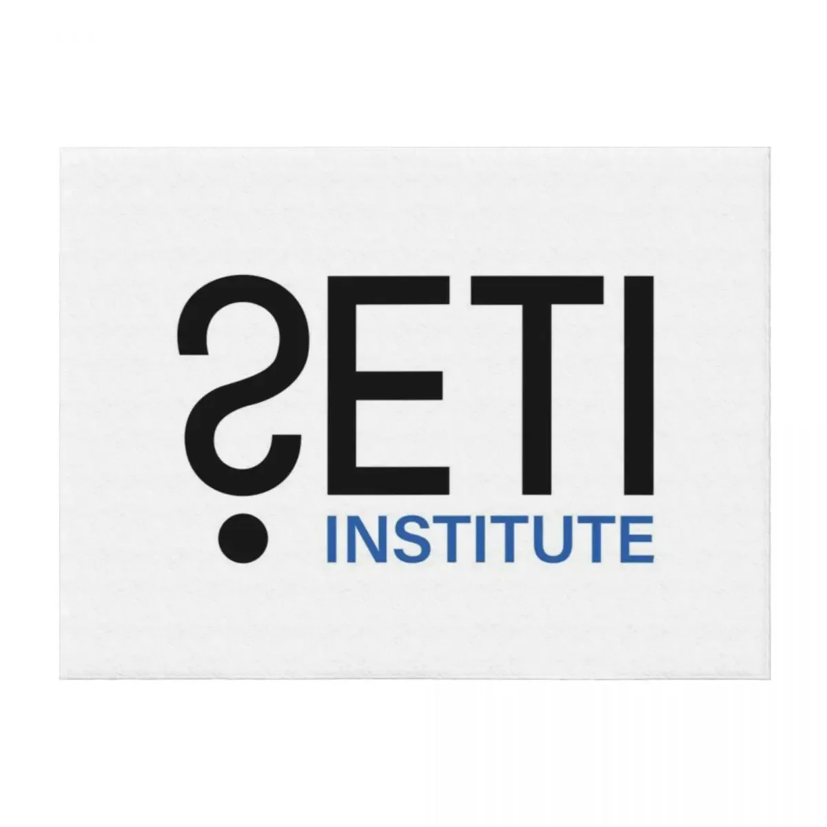 

Search For Extraterrestrial Intelligence (SETI) Logo Throw Blanket halloween Loose Hair Softest Blankets