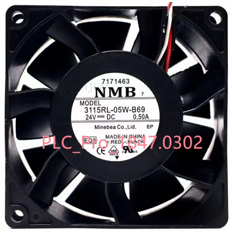 

A+ 1 шт. Совершенно новый вентилятор охлаждения инвертора Schneider FOR NMB 3115RL-05W-B69 24V 0.50A 8CM