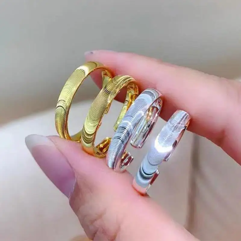 

Minimalist Cat's Eye Band, Elegant Brushed Finish Ring, Dainty Adjustable Statement Ring, Unique Everyday Luxury Jewelry