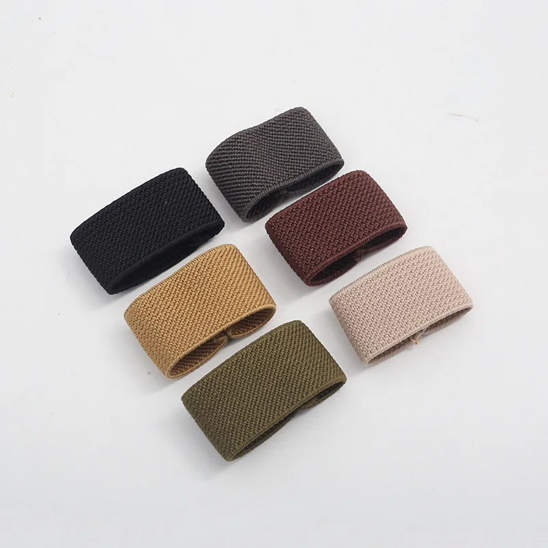 Elastische Nylongürtel Schlaufe Bund Elastizitätsring Feste Schnalle Hosengürtelschlaufen Keeper Gurtband Gummiband Schwanzclip – Detail 4