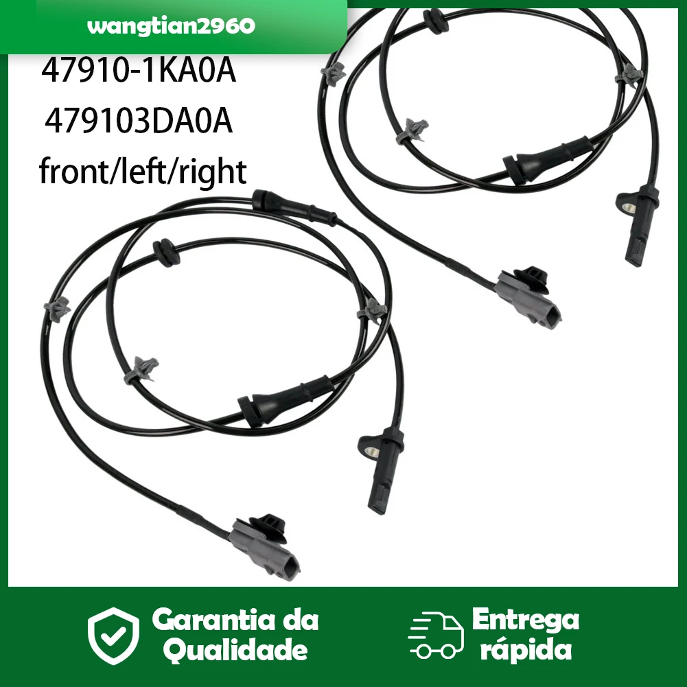 

2 шт. датчик скорости колеса ABS передняя левая и правая сторона 479103DA0A для Nissan для Sentra 13-19 проверка OE перед покупкой