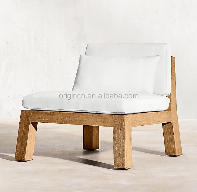 Outdoor Furniture Garden Patio Teak Solid Wood Dining Chair And Table Set