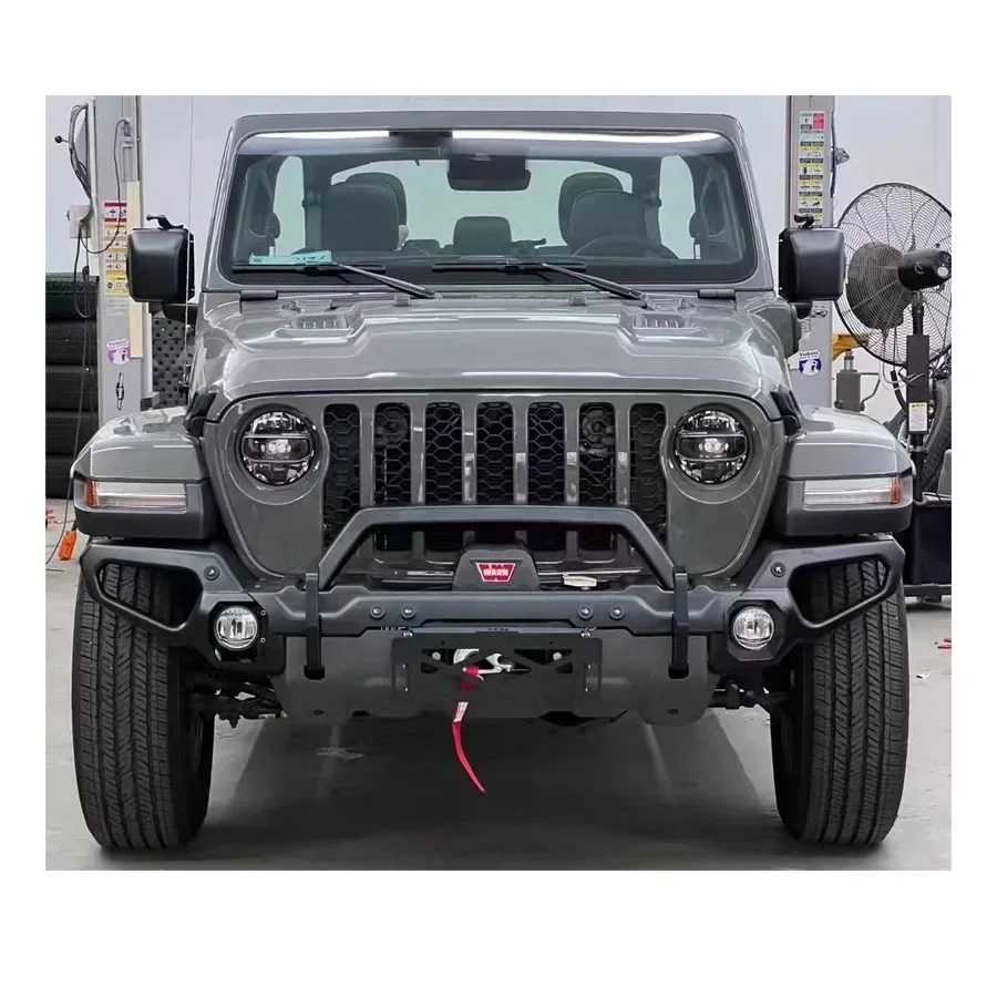 Car Front Bumper Manufacturer for Jeep Wrangler JL  & Gladiator JT for JL wrangler accessories 2018+ JL front bumper