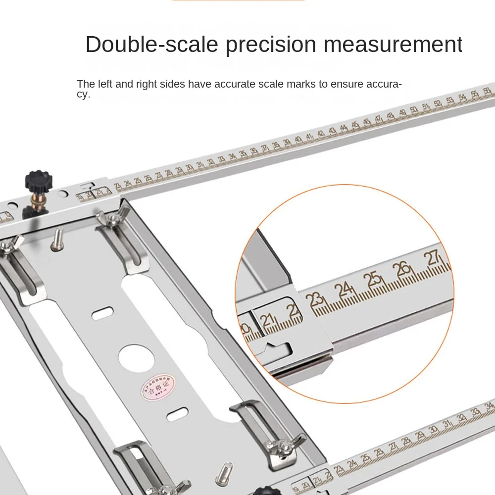 Imagem -03 - Elétrica Circular Saw Trimmer Machine Edge Guide Posicionamento Ferramenta Board Cutting Woodworking Router Circle Milling Groove