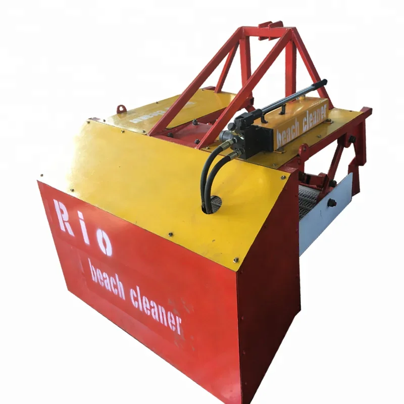 Towed Mini Sand cleaning equipment medium-sized Beach cleaner remove large debris move sand