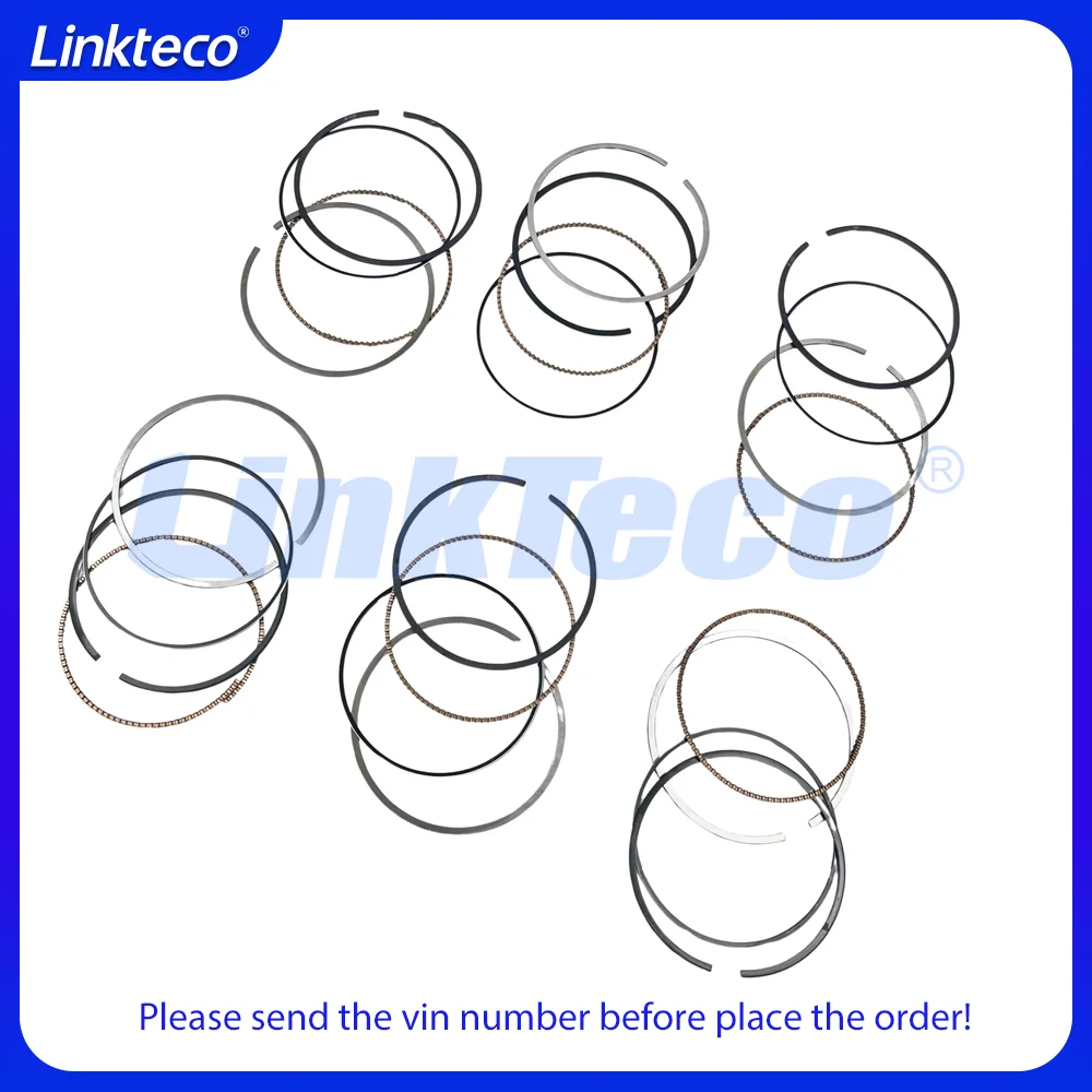 Kit de pistones y anillos de pistón de motor VR6 3.6L compatible con 3,6 L para Audi Q7 VW Passat Touareg CC Porsche 2006-2017 03H107065N 03H107066N