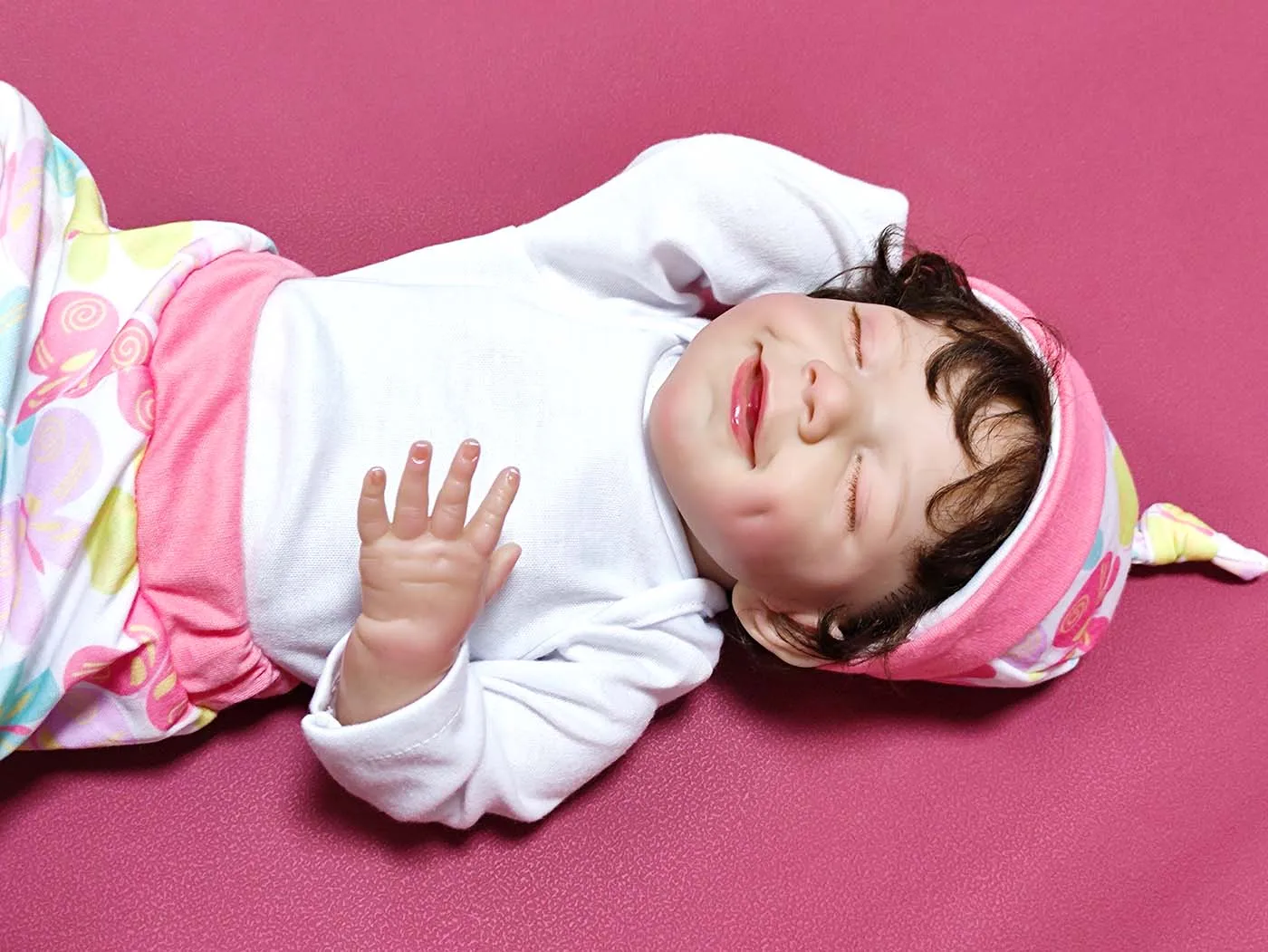 Mini Silicone Vinyl Doll Reborn Stress Relief Realistic Newborn Baby Dolls Hand Made with Feeding Accessories