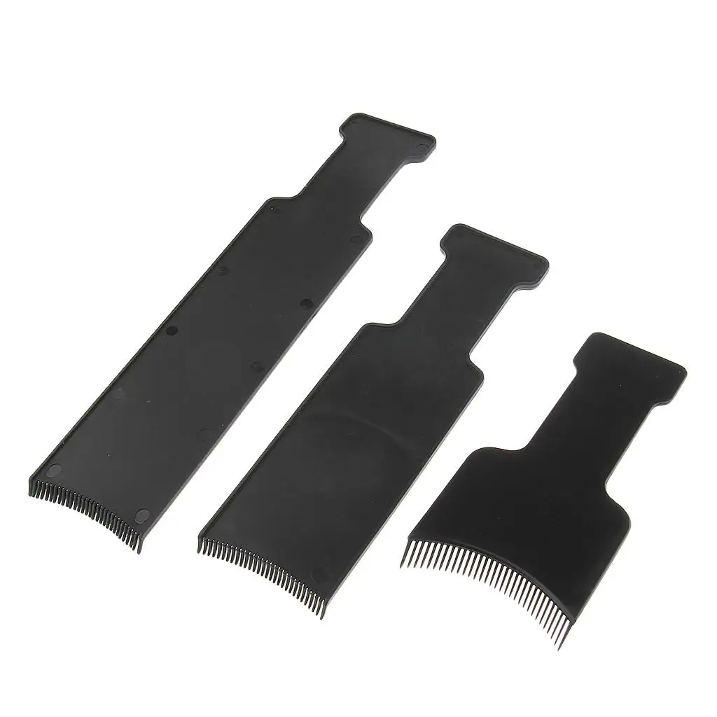 Hair Dye Plastic Board Plate Hair Coloring Board Barber Accessory Black