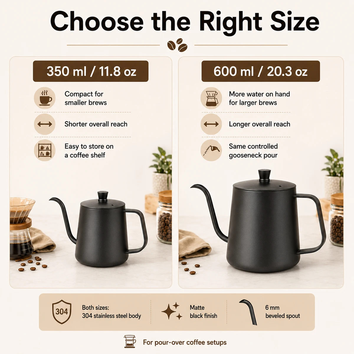 304 stainless steel coffee pot - огляд і ціна Coffee Tea Pots