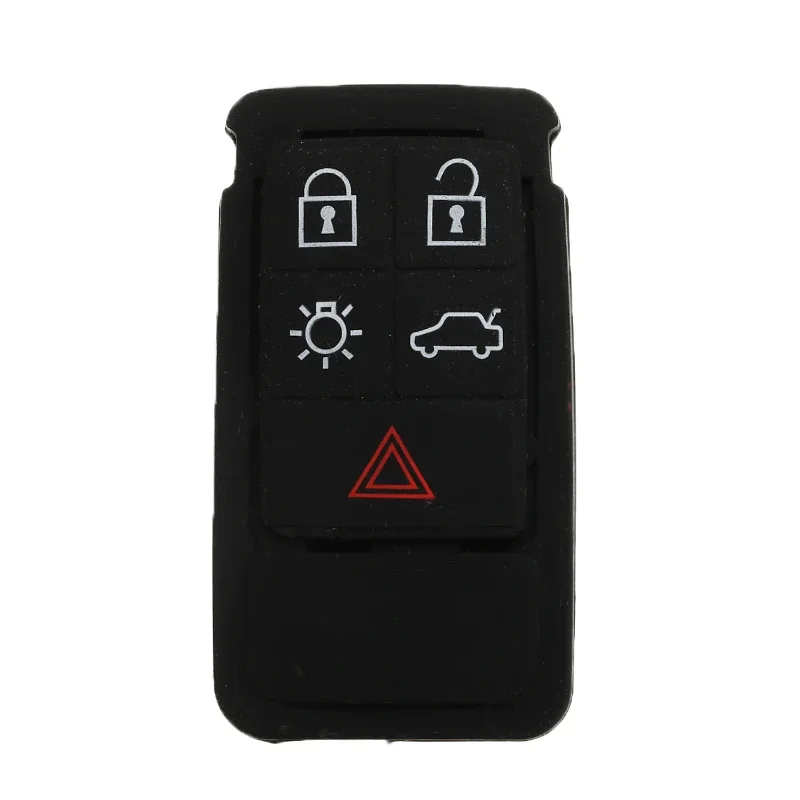 5/6 Buttons Remote Key Rubber Pad Replacement Fob Fit For Volvo S60 V60 XC60 S70 V70 XC70 S80 XC90 Car Remote Key Mat Case