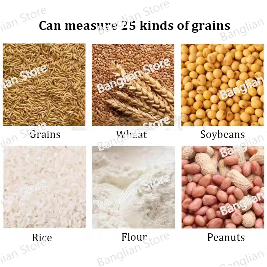 Intelligent 25 Kinds of Grain Moisture Meter Corn Wheat Tofu Pudding Seed Grain Moisture Meter