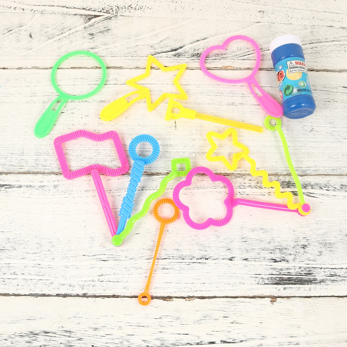 18 Pcs Bubble Blower Nice Tools Maker Toys Taste Children's Different Shape Fun