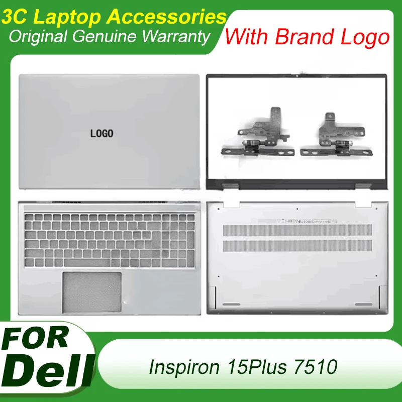 

For Dell Inspiron 15Plus 7510 laptop LCD top cover Screen back cover frame bezel Palm rest case bottom shell 0165K0 0F48H2 W9W9W