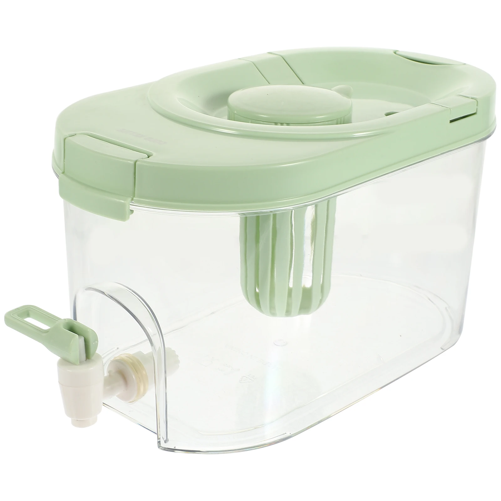 

Large Refrigerator Beverage Dispenser Water Jug Juice Container With Spigot For Party Drinks Storage Cold Water Milk Dispenser