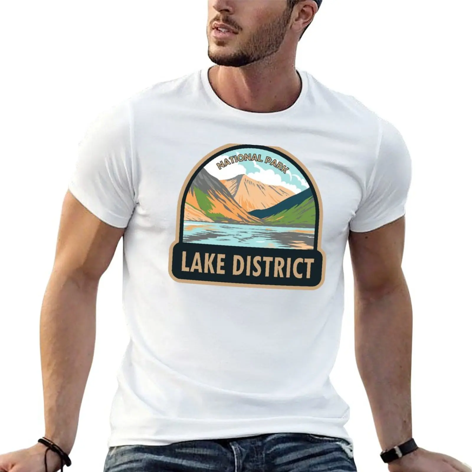 

Lake District National Park Wasdale Head England T-Shirt black cotton t-shirt plain for man package t shirt custom print T-Shirt