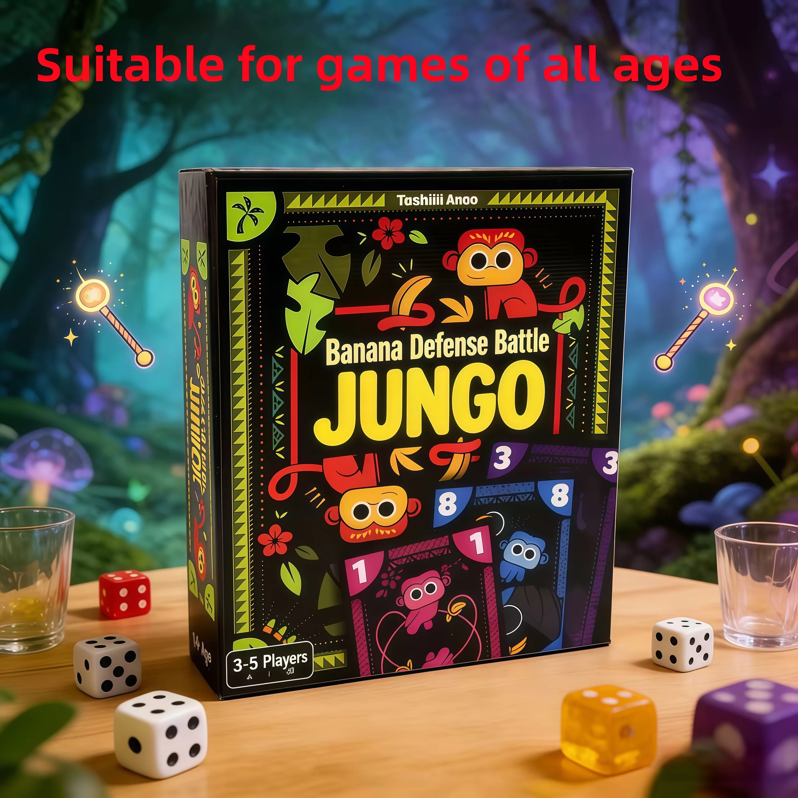 

Банановая оборонная битва — это быстро упакованная карточная игра, идеально подходит в качестве подарка на день рождения и Рождество для гостиной атмосферы.