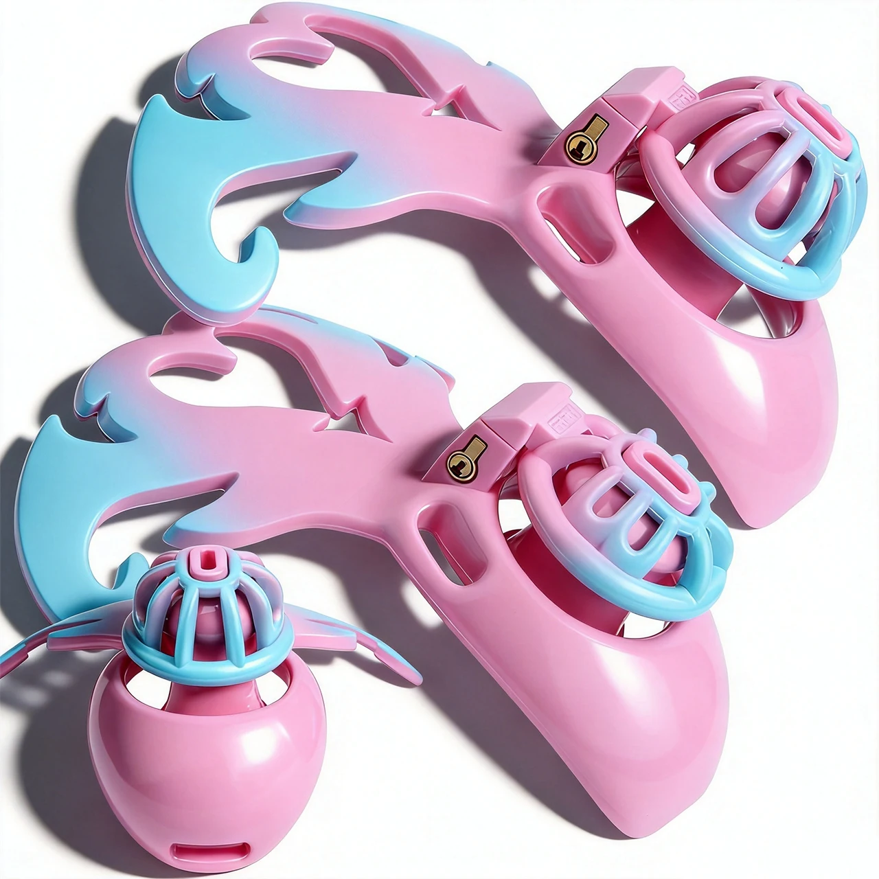 FRRK 2026 New ABS Ventilate Chastity Cage Loyalty Belt BDSM Bondage Gear Portable Erotic Intimate Accessory For Gay Men Adult 18