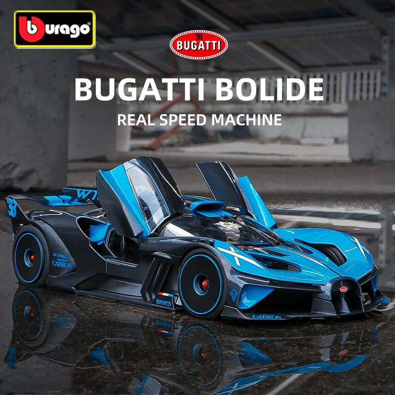 

Bburago 1:18 Bugatti Bolide Alloy Sports Car Model Diecast Metal Toy Vehicles Car Model High Simulation Collection Children Gift