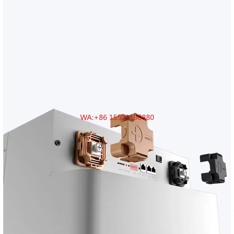Battery LiFePO4 Hybrid Grid APP Monitor with Overseas Warehouse 51.2V 15-16KWh Rack-Mounted Vertical Mobile Home Energy Storage
