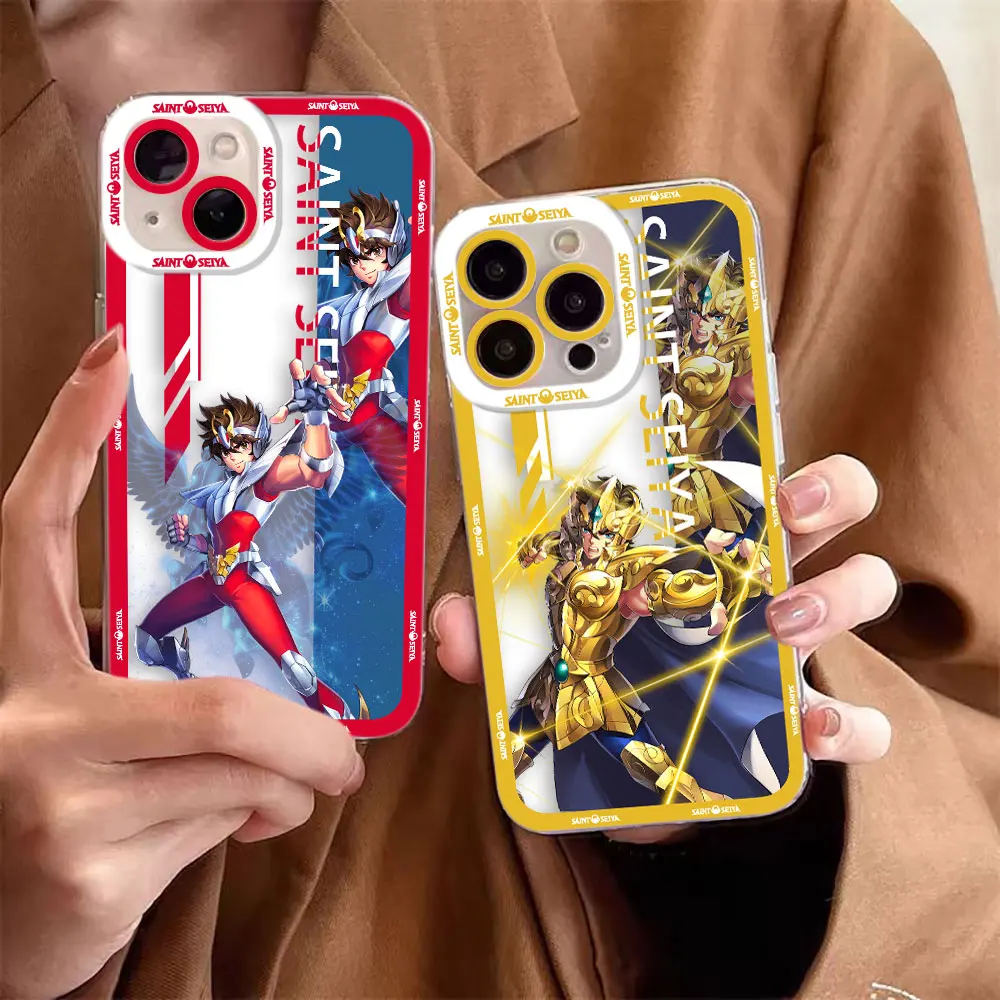 

Anime S-Saint S-Seiya Clear Phone Case For Realme 15 5 6 7 7I 8 8I 9 9I 10 12 NOTE 70 C75 C71 C67 C65 C55 C53 C35 C33 Case Cover