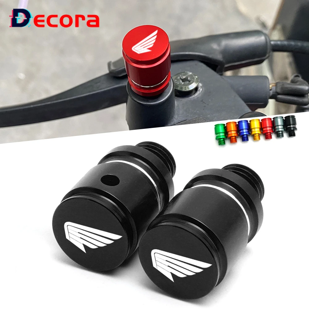 CNC Mirror Hole Plug Screw Cap For Honda Cb650r Cbr650r Cb650f Cb500x Pcx125 Adv150 Hornet 600 900 Cb1000r Cbr1000rr Msx125 Grom