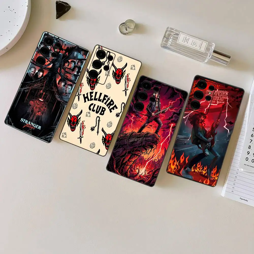 Movie S-Stranges Things Phone Case For Samsung S 24 Fe 25 Ultra Plus 20 Lite 21 30 22 23 24 22 Ultra 5G Fundas