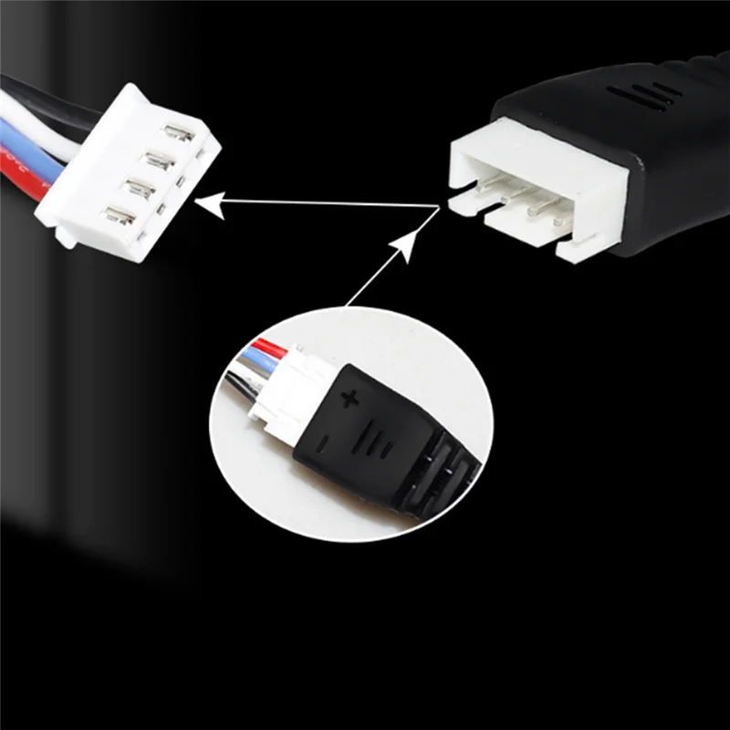 كابل شحن FFYY-USB مع ضوء LED على واجهة لشاحن بطارية ليثيوم 11.1 فولت