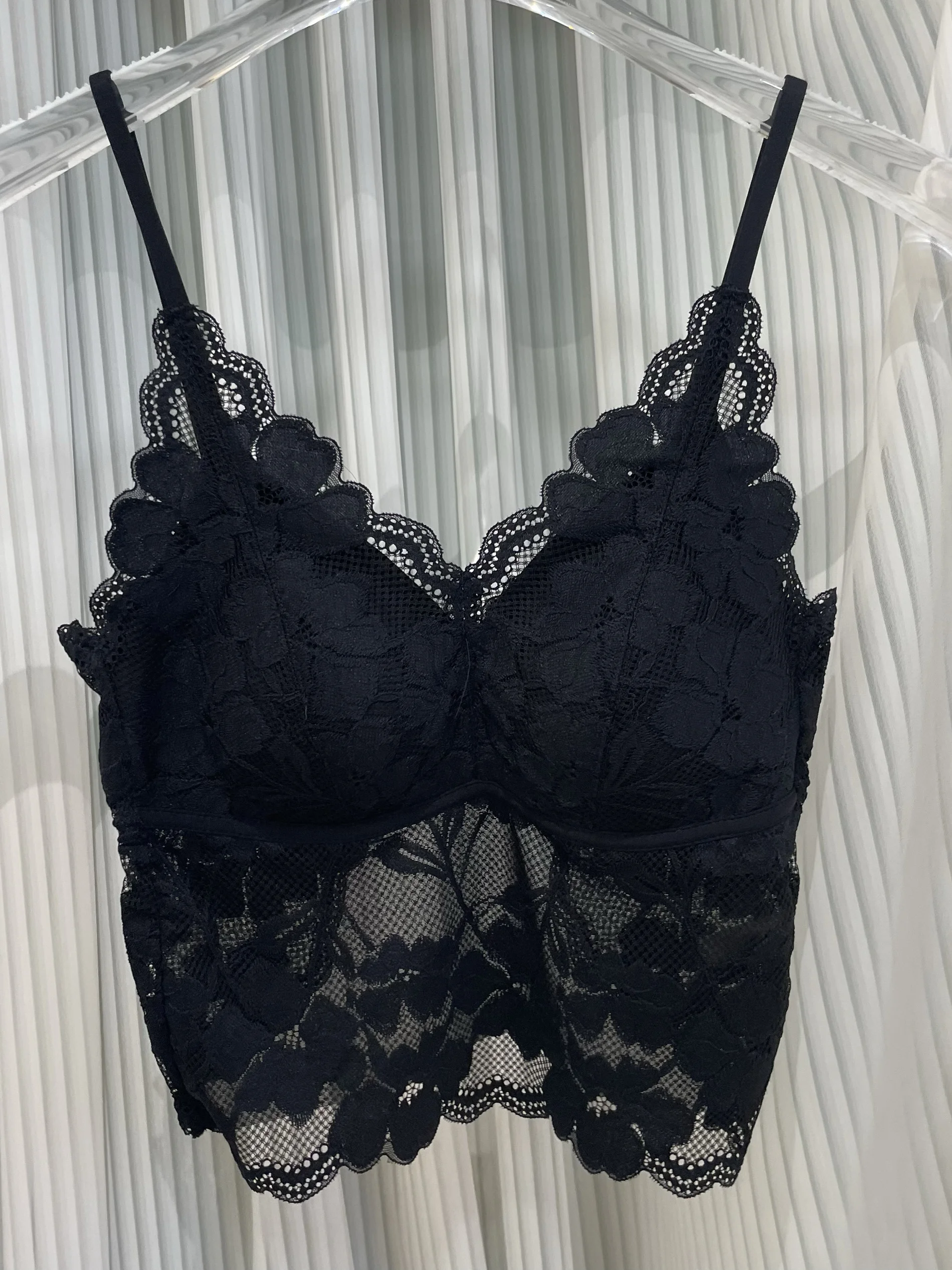 Weiße Spitzenriemenweste Damen Oberbekleidung Sommer Schöne Ba Dünne Riemen Tube Top Bared Ba Top Unterwäsche ort Sle...