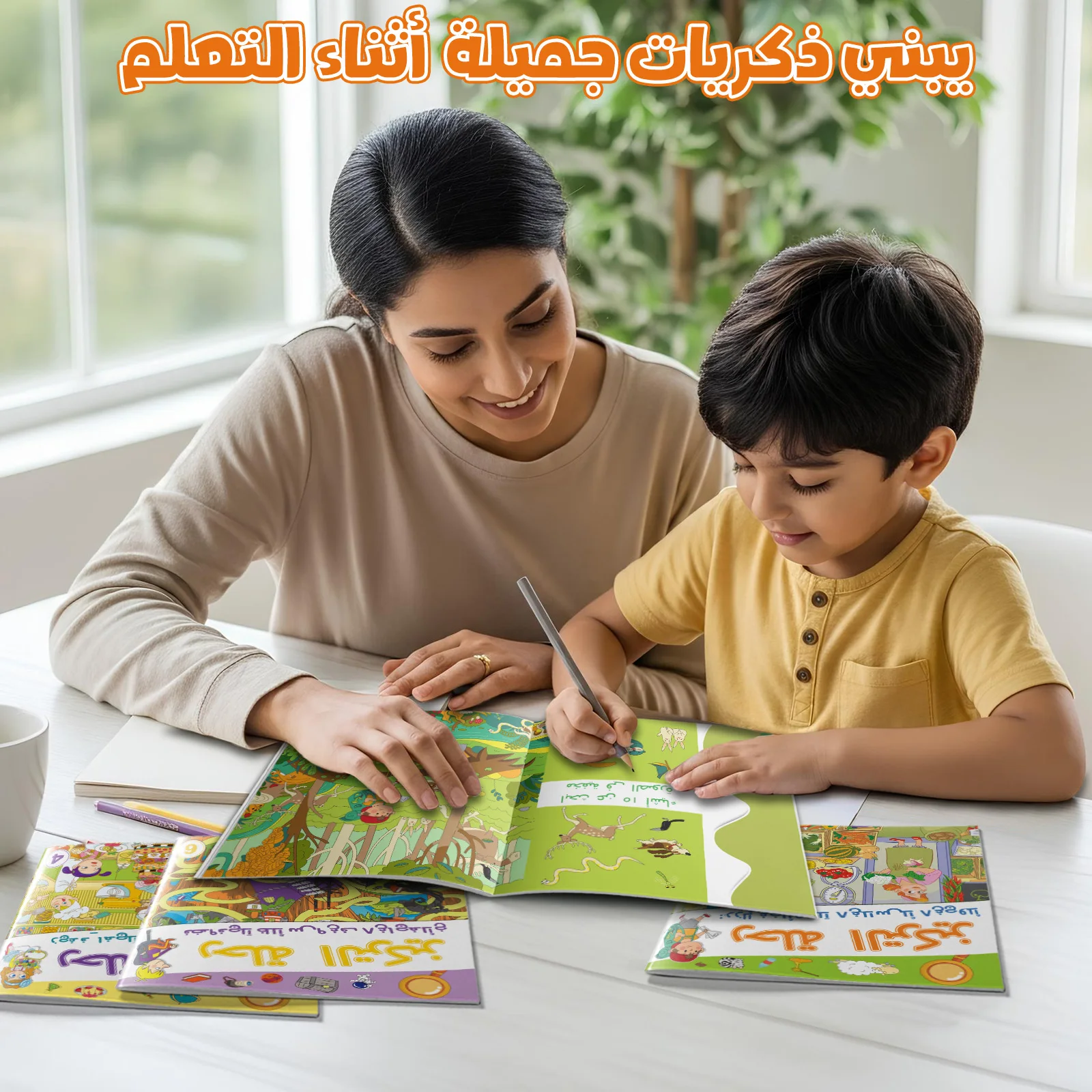 مجموعة 6 كتب Focus Quest للأطفال – ألعاب ممتعة لتنمية التركيز والانتباه ومهارات التفكير