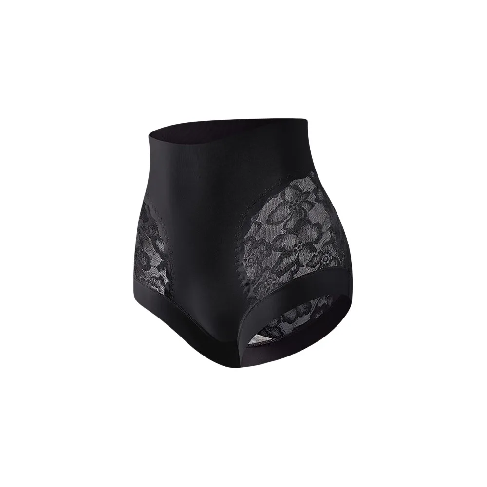 

Lace Flowers Postpartum Body Shaper High Waist Large Size Butt Lifter Briefs Panties Waist Trainer Seamless Underpants Women
