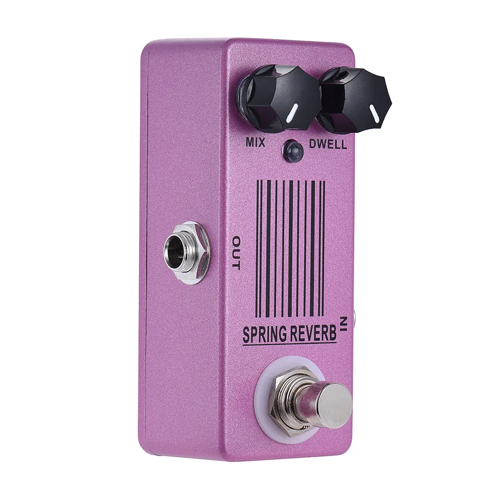 

MOSKYAUDIO SPRING REVERB MP-51 Mini Single Guitar Effect Pedal True Bypass Metal Electric Guitar Parts & Accessories